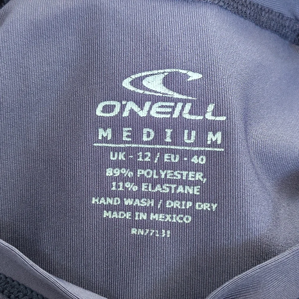 O'Neill Youth Rash Guard - Dark Blue and Bright Orange Size Mediums